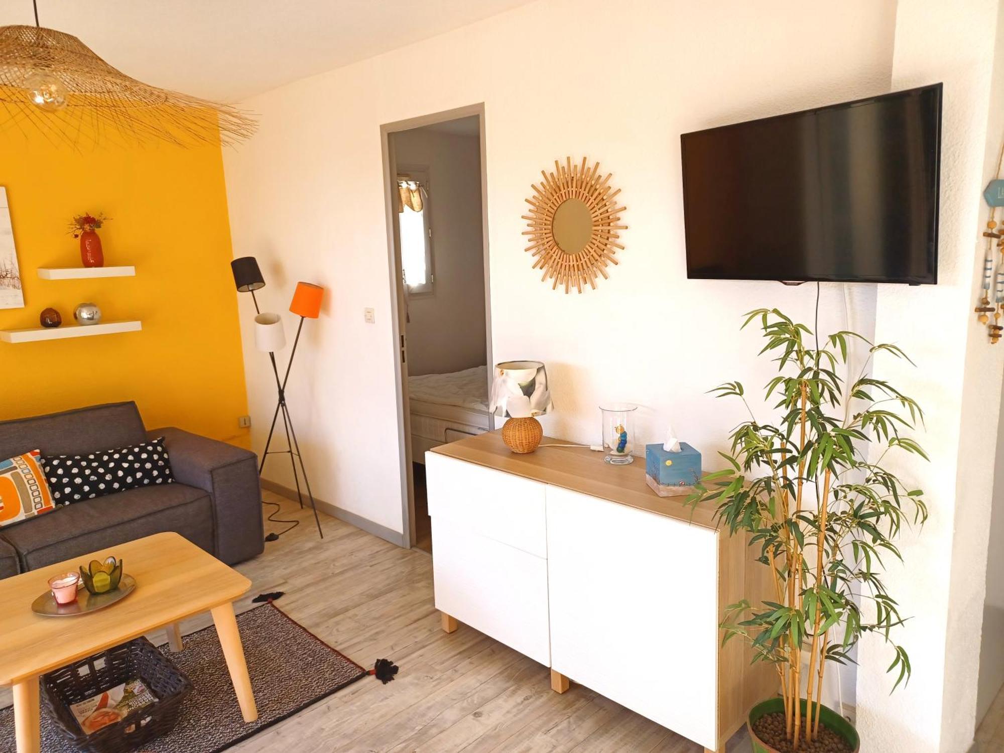 Plain-Pied Jardin 6 Personnes Clim Vue Mer Parking Wifi Terrasse Piscine Dans La Residence Saint-Pierre-la-Mer  Ngoại thất bức ảnh
