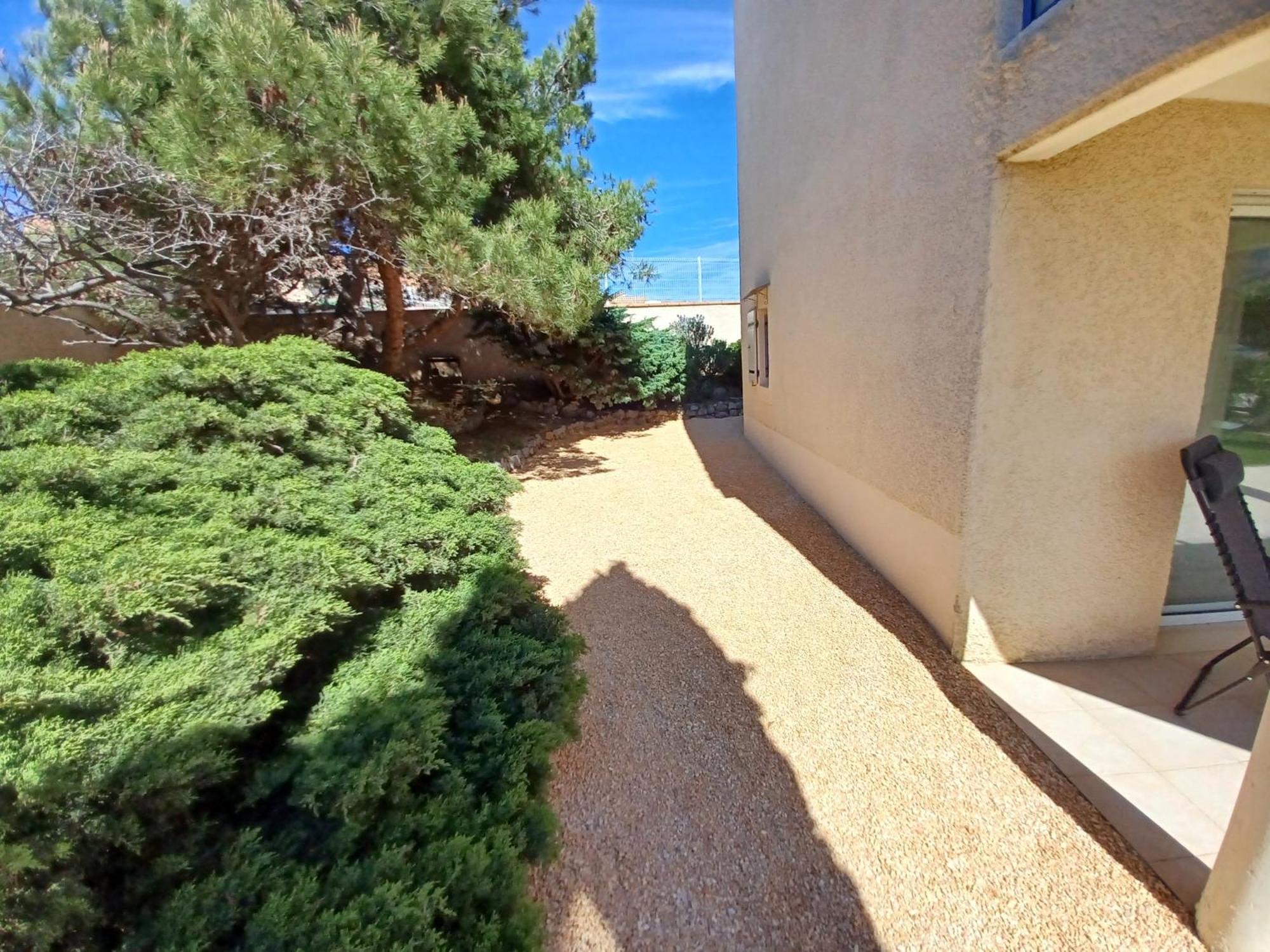 Plain-Pied Jardin 6 Personnes Clim Vue Mer Parking Wifi Terrasse Piscine Dans La Residence Saint-Pierre-la-Mer  Ngoại thất bức ảnh